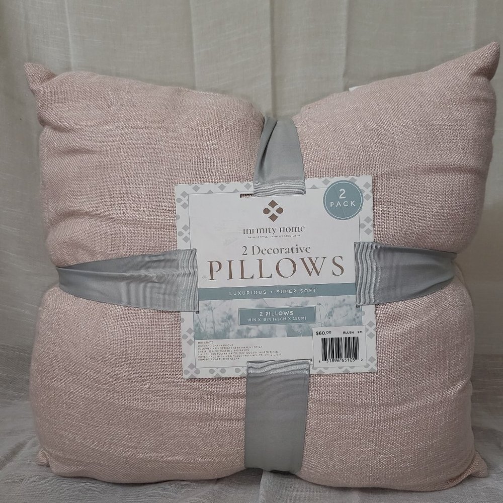 Decorative Pillow Set Pink